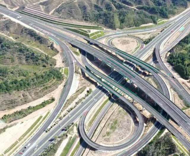 甘肃景中高速 全景图